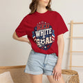 Red White & Goal Soccer Shield USA | Patriotic 2026 American Soccer Tee Unisex