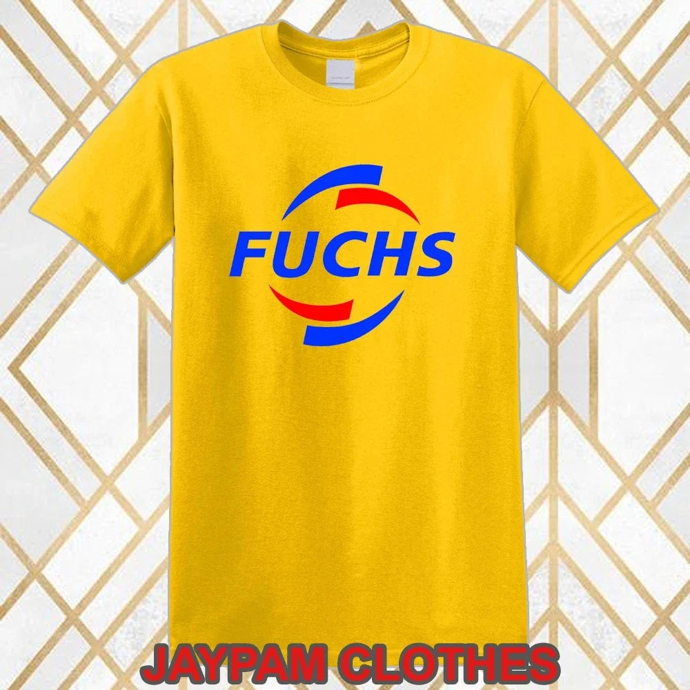 FUCHS Racing Car Motorcycle Oil Men's Yellow Size S - 5XL Unisex