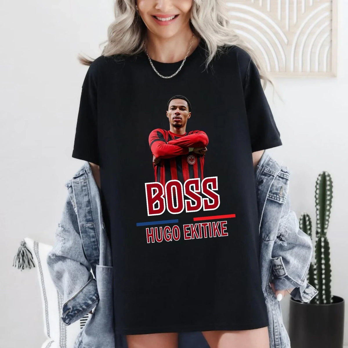 Hugo Ekitike Football Fan – Unisex Soccer Supporter Tee Unisex