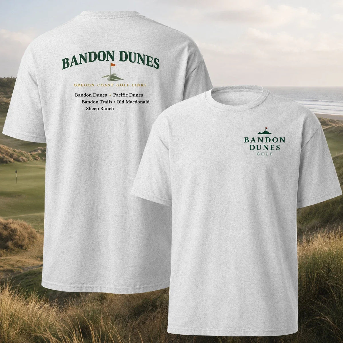 Bandon Dunes Golf Shirt Oregon Coast Golf Trip Tee Mens Golfer Gift Unisex