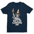 Scotland 2026 World Cup T Shirt We'll Be Coming Football Fan Gift Tee Unisex
