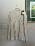 North Face Evolution Simple Dome Regular Long-Sleeve Tee In White XXL Unisex