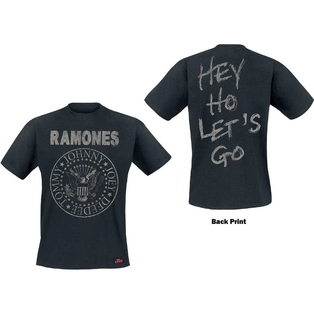 Ramones : Seal Hey Ho (Back Print) OFFICIAL NEW Unisex
