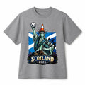Scotland 2026 Liberty Statue Soccer Funny Retro Graphic Cotton T‑Shirt Unisex Unisex