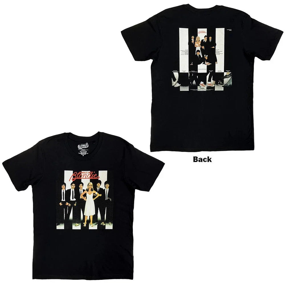 Blondie : Parallel Lines (Black) (Back Print) OFFICIAL NEW Unisex