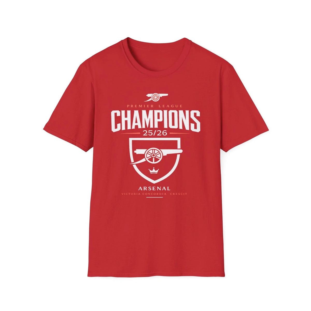 Premier League Champions 25/26 Gooners | Football Soccer Fan Tee Unisex