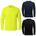 Mens T Shirts Crew Neck Long Sleeve Top Casual Premium Quality New Gym Tee S-4XL Unisex