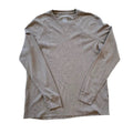Abound Waffle Knit Thermal Shirt Mens XL Taupe Tan Gorpcore Minimalist Layering Unisex