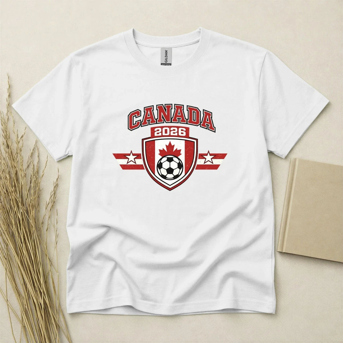 Canada 2026 Football Fan T Shirt Soccer Supporters Gildan Cotton Family Top Unisex