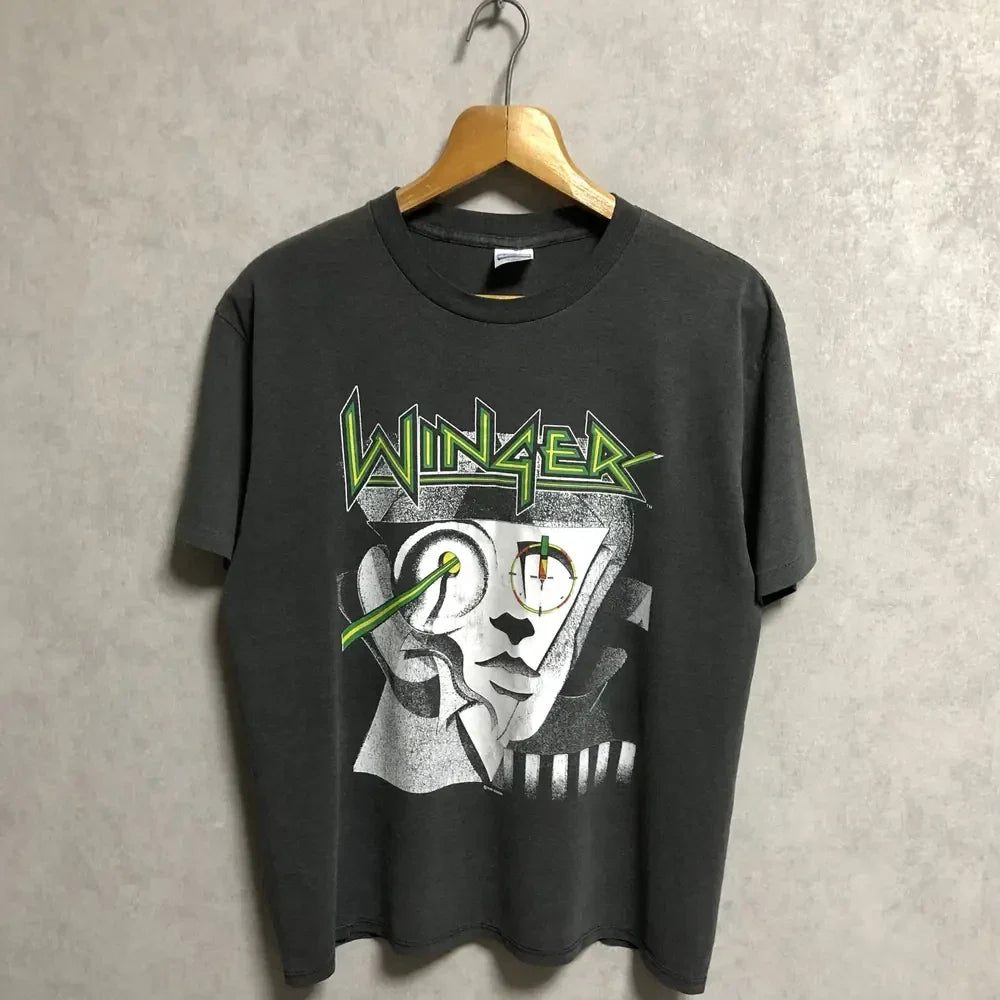 Rare Vintage 1988 Winger American Debut Tour Tee 80’s Unisex