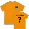 Netherland football Badge T Shirt,Personalised Netherland Tee,Custom Name Number Unisex