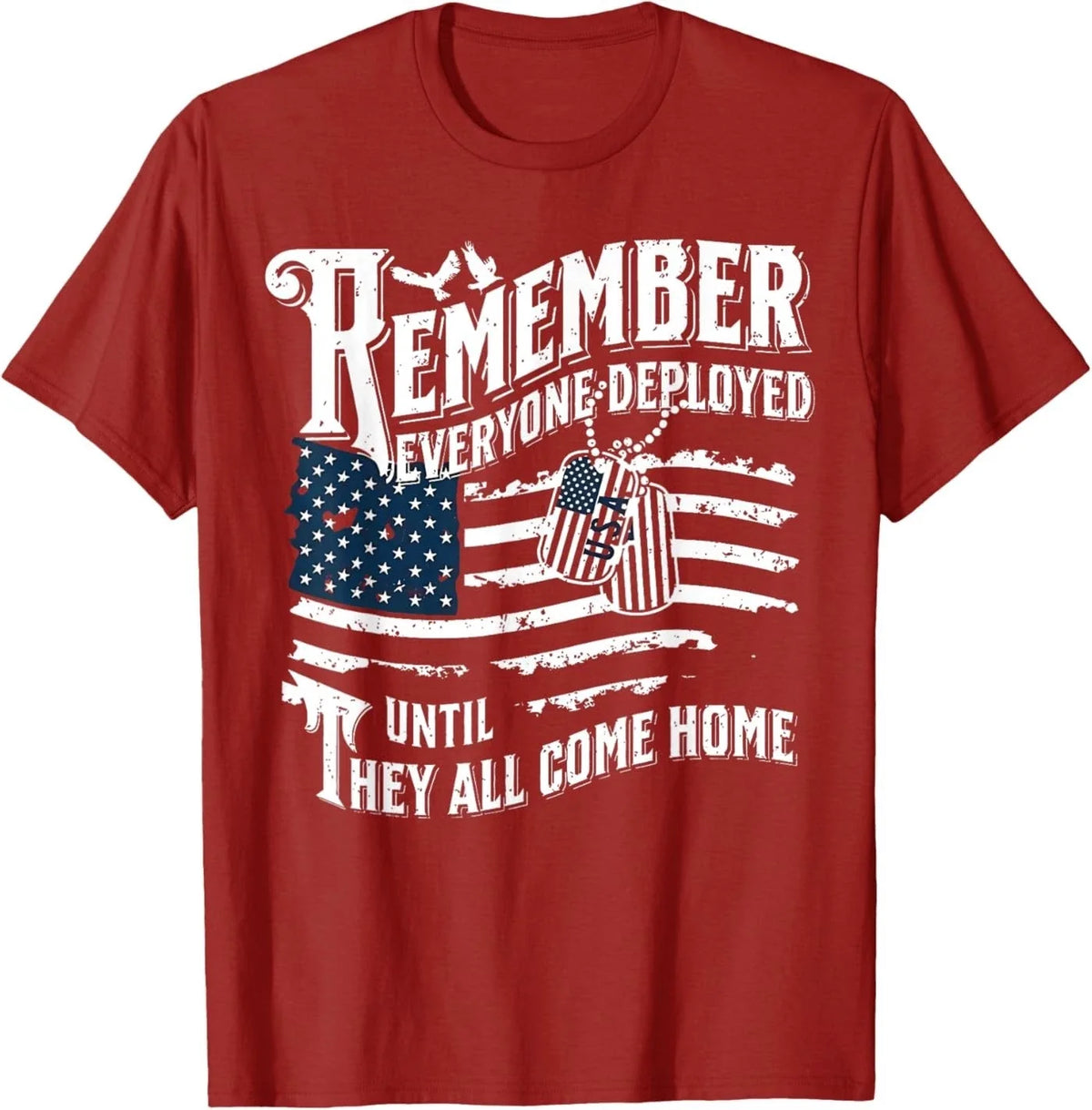 RED Remember Everyone Deployed Red Friday Military Support Unisex
