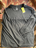 ALL IN MOTION Mens 2XL Black Long Sleeve Quick Dry Running Size XXL NWT Unisex