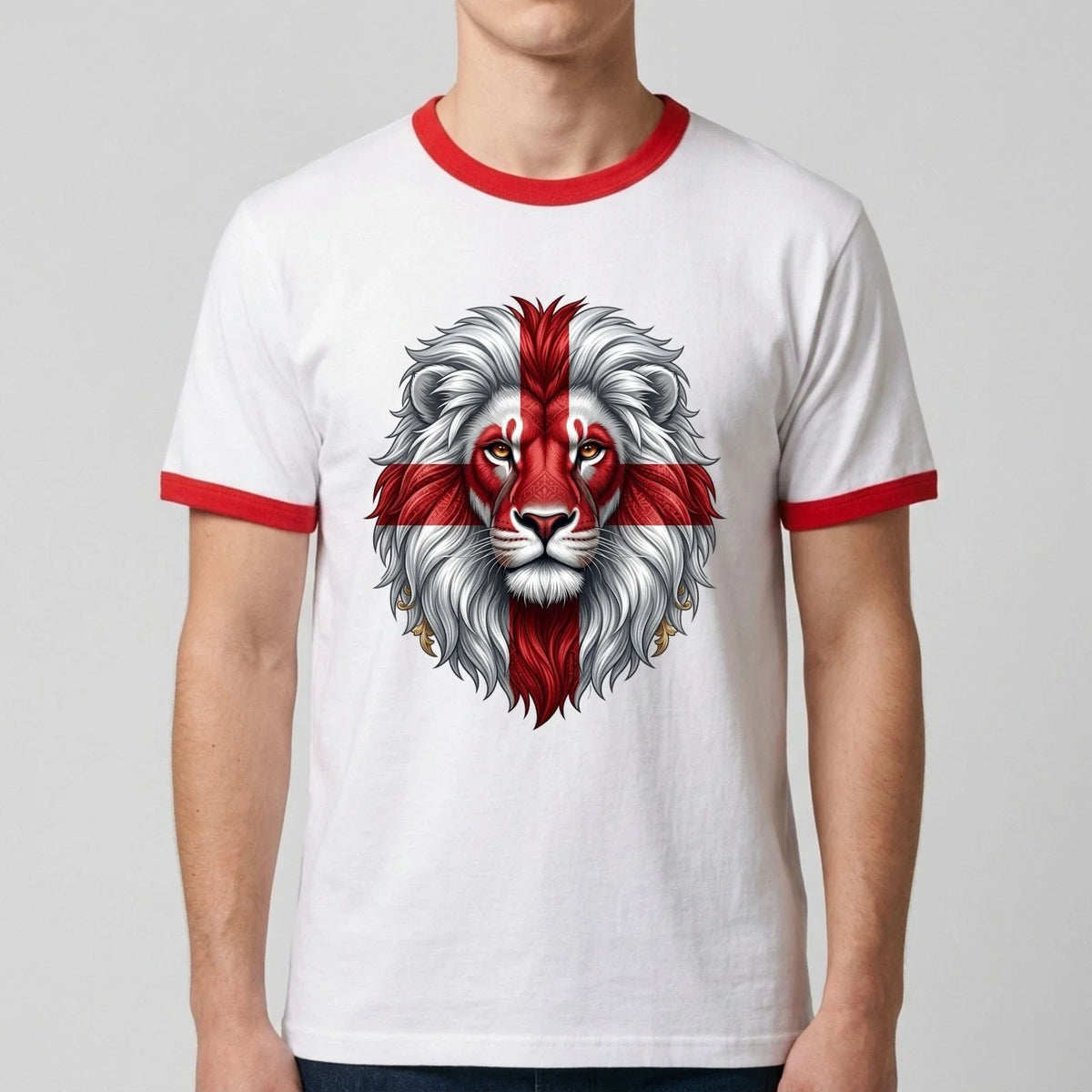 England 2026 Lion Ringer St George Cross Football Tournament Gift Top Unisex