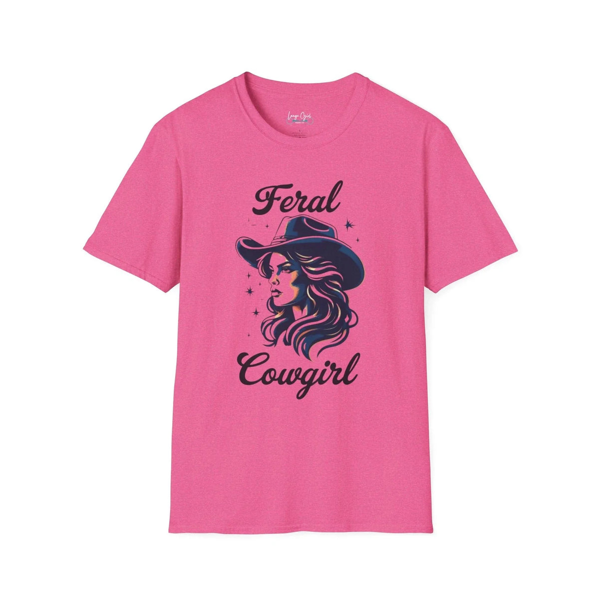 Feral Cowgirl - Stylish Ladies Graphic Tee by Lange Girl Designs Unisex