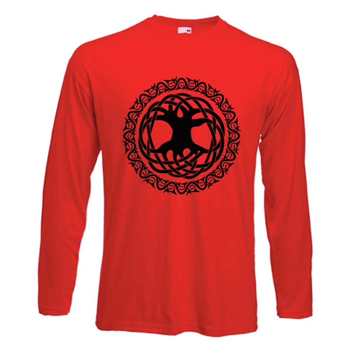 CELTIC TREE OF LIFE LONG SLEEVE - Pagan Druid Wicca - 4 Colours Unisex