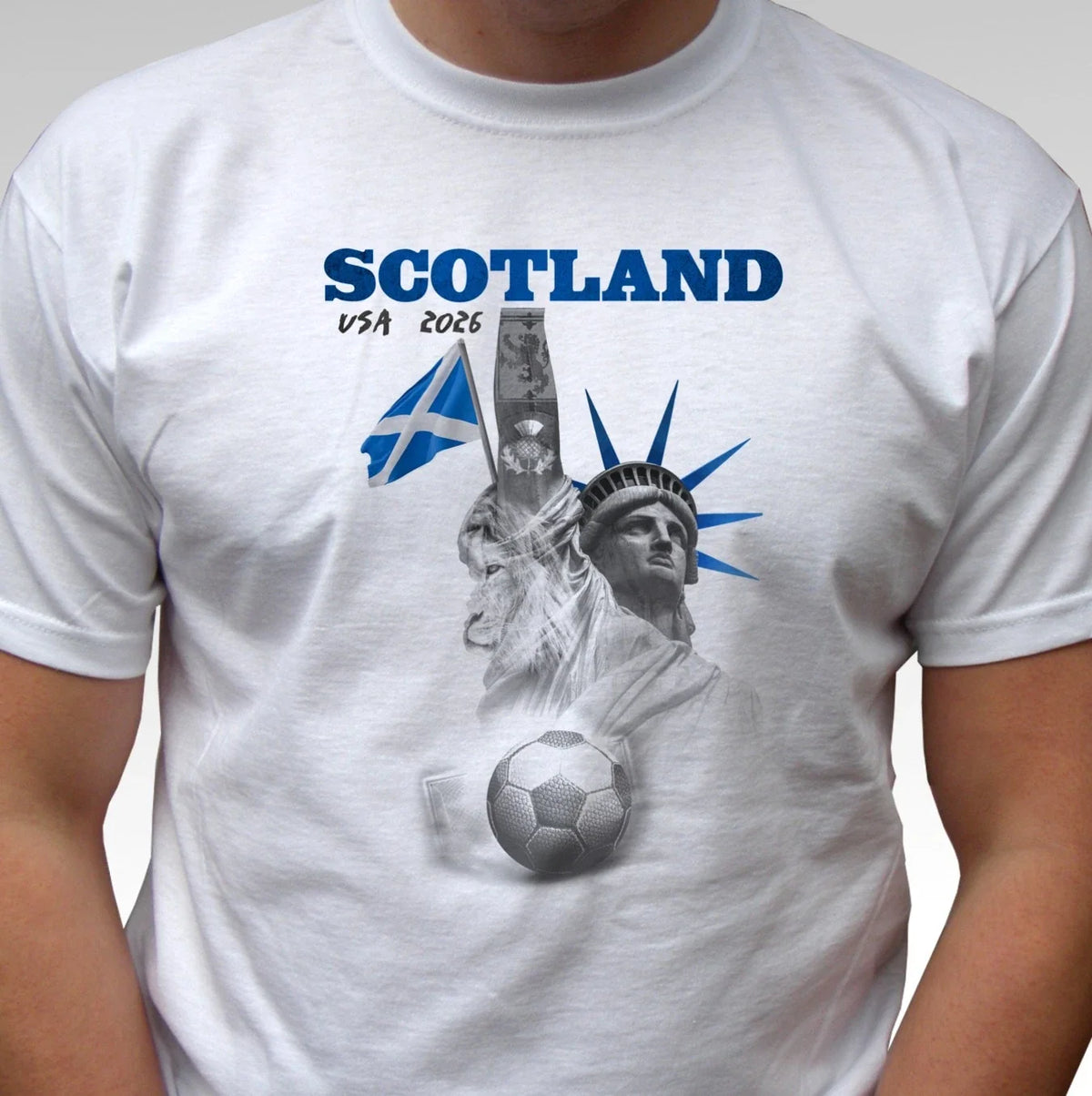 Scotland t shirt football 2026 fan flag Scottish soccer top USA tour tee gift Unisex