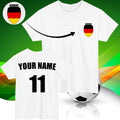 Personalised Germany Football Custom Name And Number Sports Lover Top Unisex
