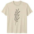 Simple Hand Drawn Olive Branch Womens Minimalist Art Mothers Day Unisex