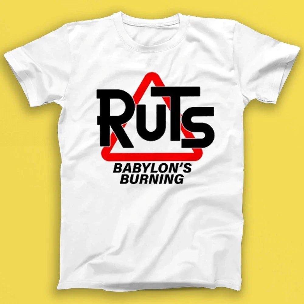 The Ruts Babylon's Burning Punk Rock Music Gift Tee Tshirt T2084 Unisex