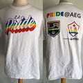 LOS ANGELES KINGS x LA GALAXY GAY PRIDE NHL MLS Hockey Soccer Size Large Unisex