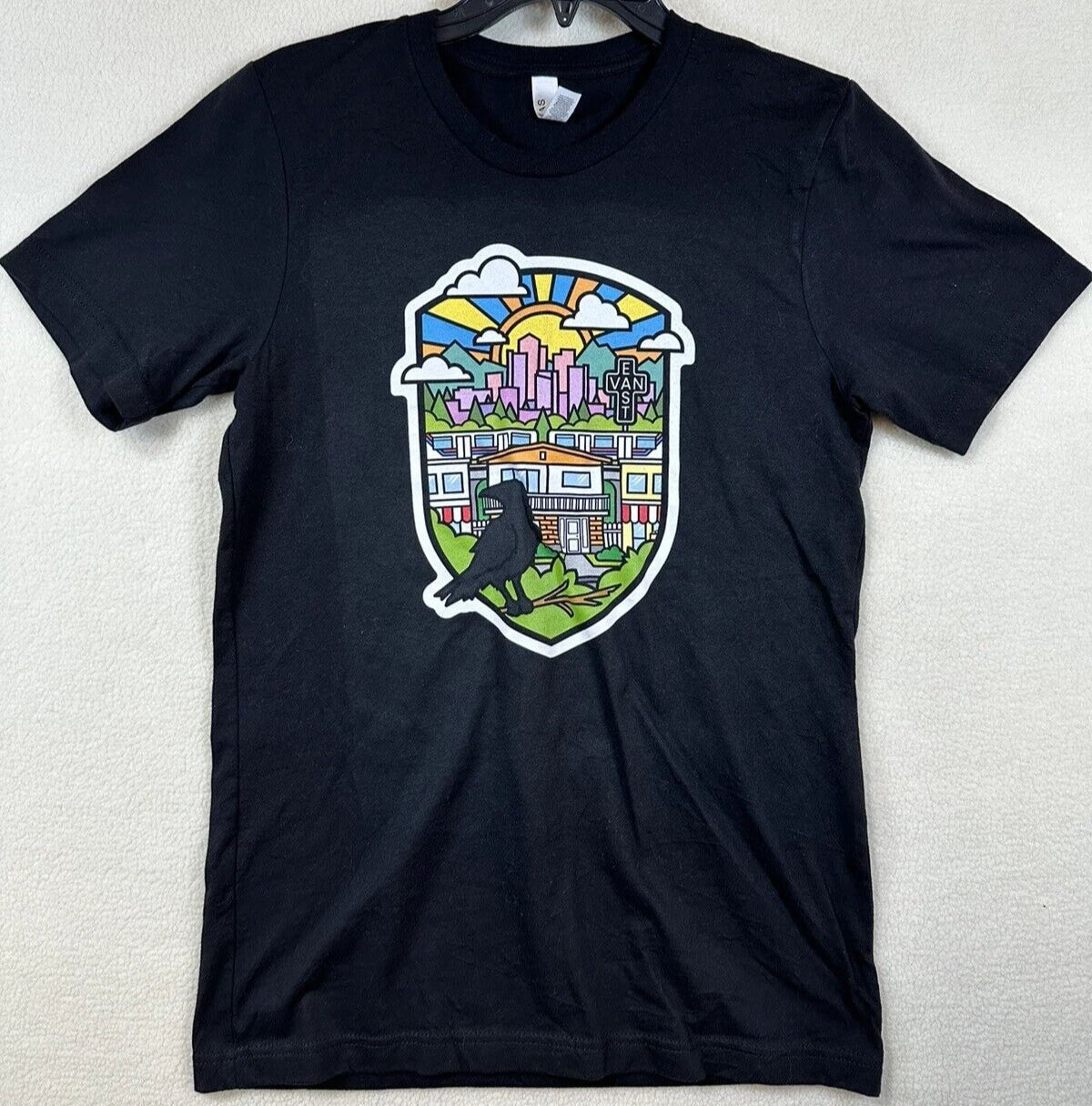 East Vancouver T Shirt Marcus Hynes Original Make X Premium Black Mens Small Unisex