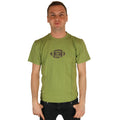 Life is Good Monster Green Go Long Football Stamp Fade Out Tee Top NWT Unisex