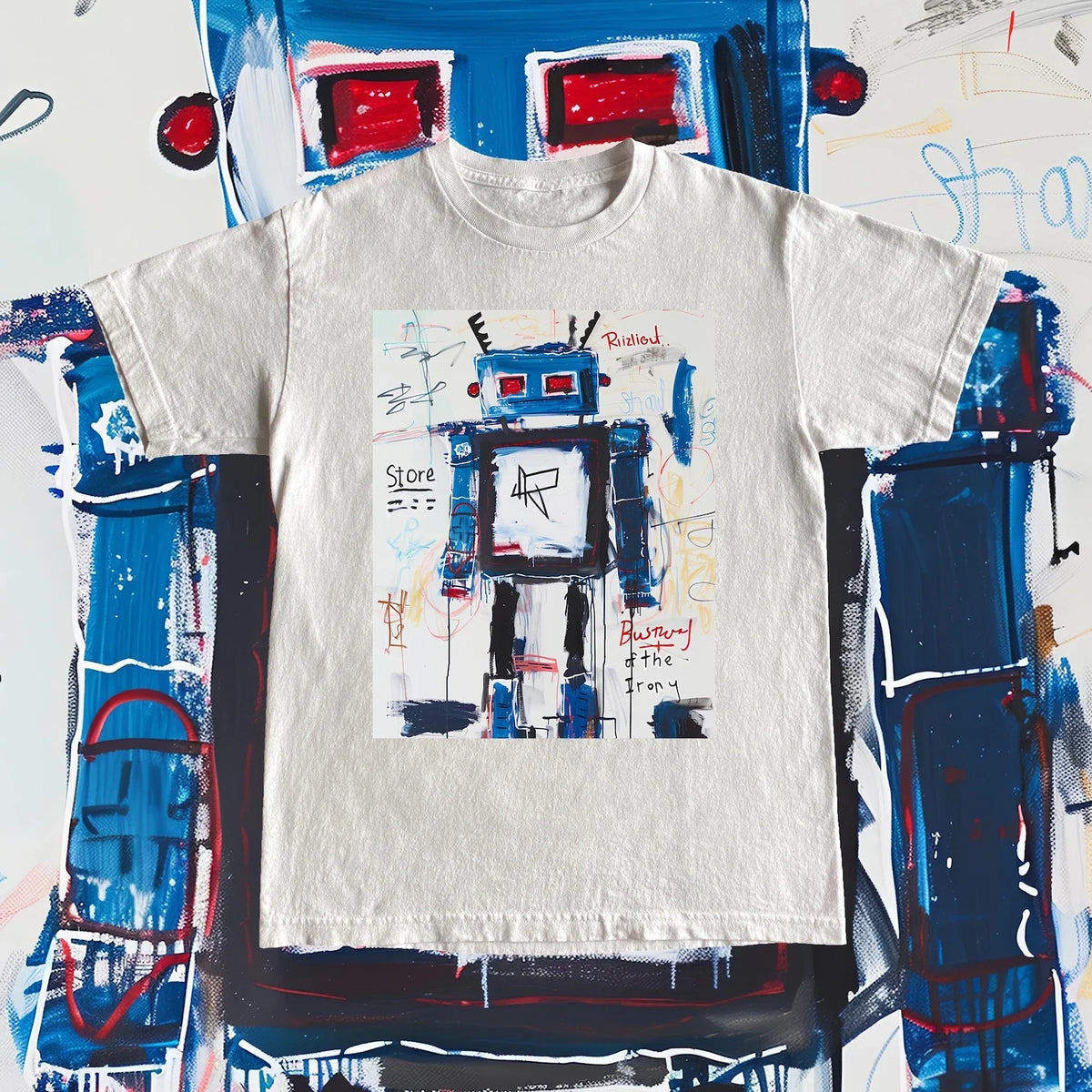 Jean-Michel Basquiat Tee - American Graffiti Artist 1980s T Shirt High Quality A Unisex