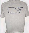 Official Vineyard Vines Brand Men's Gray Simple Logo T Shirt Size Medium Unisex