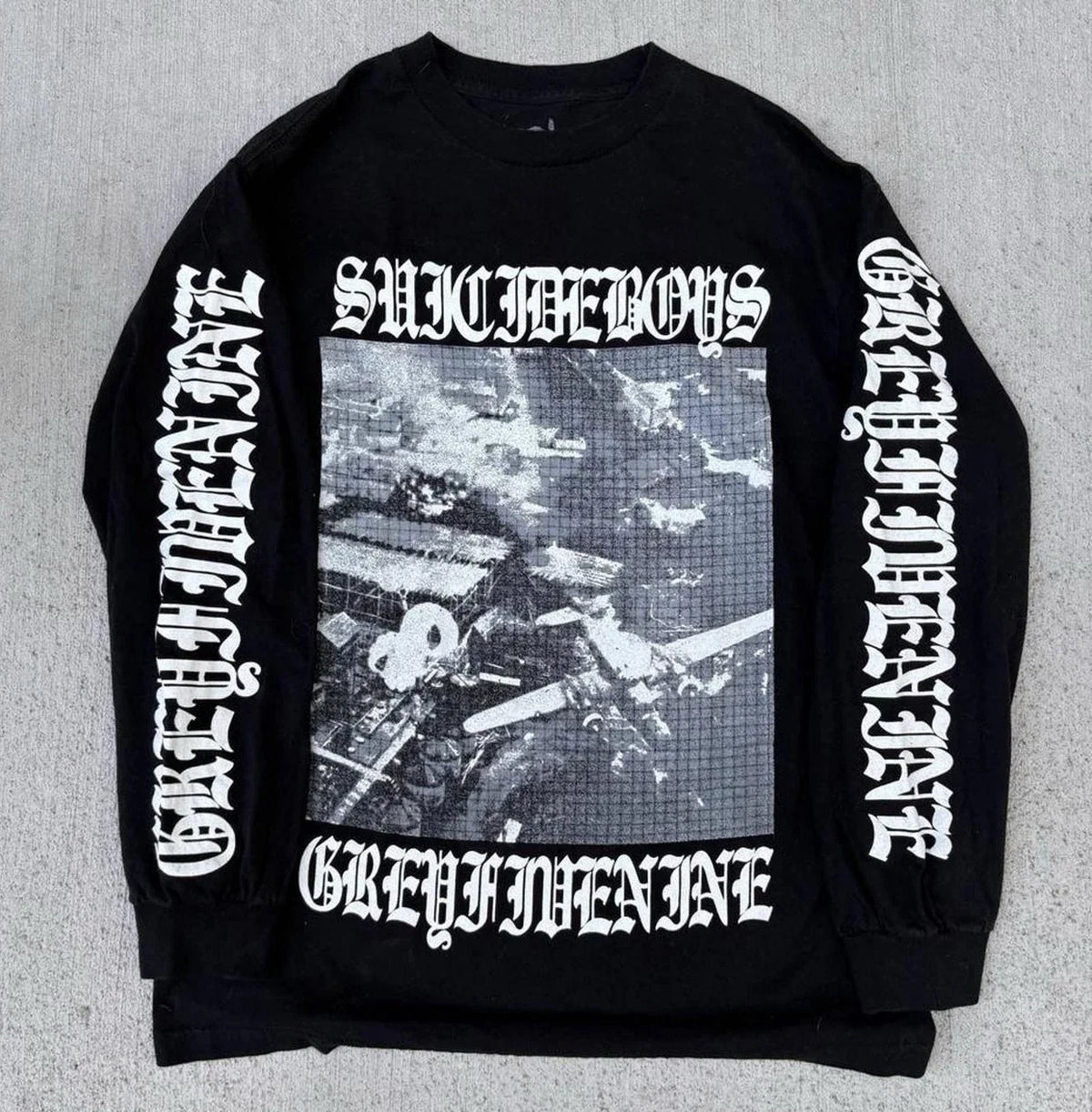 G59 Men's Black Long Sleeve Suicideboys Longsleeve Shirt Size M Unisex