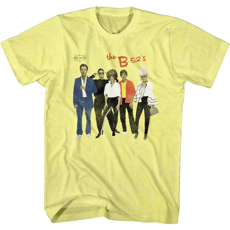 B52s Mens Rock Lobster Album Cover Graphic Tee Unisex
