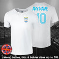Argentina World Cup Winners Three Star Football Fan Maradona Messi Unisex