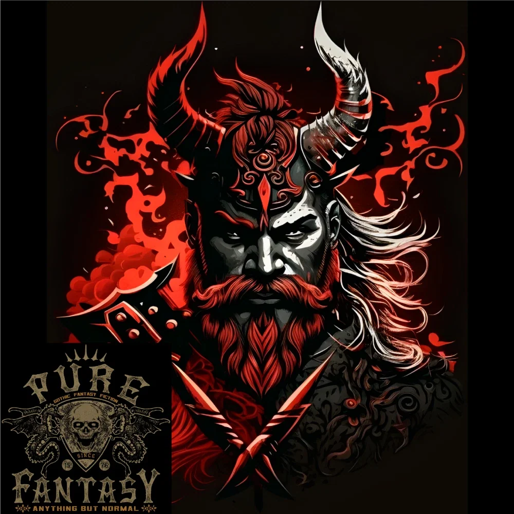 An Artistic Fantasy Viking Warrior Mens Light Cotton Unisex