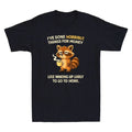 Raccoon I've Done Horrible Things for Money Funny Saying Vintage Men's Unisex