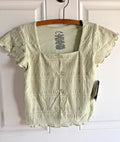 art class Light Green Short Sleeve Shirt - Girls S (6/7) Unisex