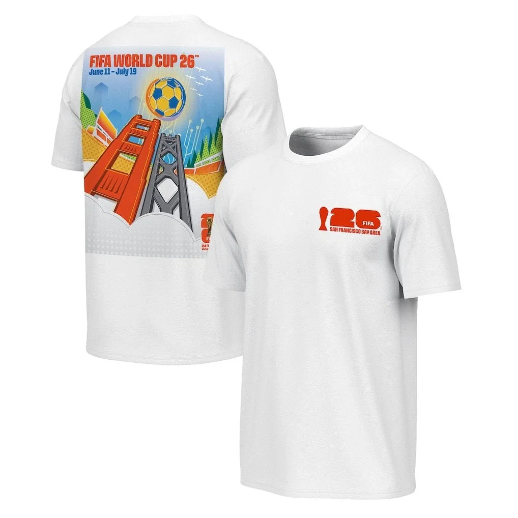 World Cup San Francisco Poster Graphic Soccer Fan T Shirt Unisex