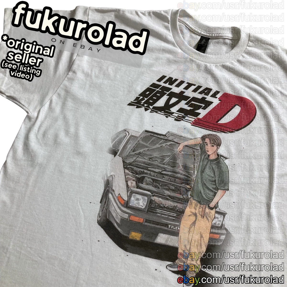 INITIAL D Takumi Fujiwara UNISEX - high quality print - ORIGINAL SELLER Unisex