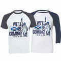 We'll Be Coming, USA 2026, No Scotland No Party Football Baseball (SC-7) Unisex