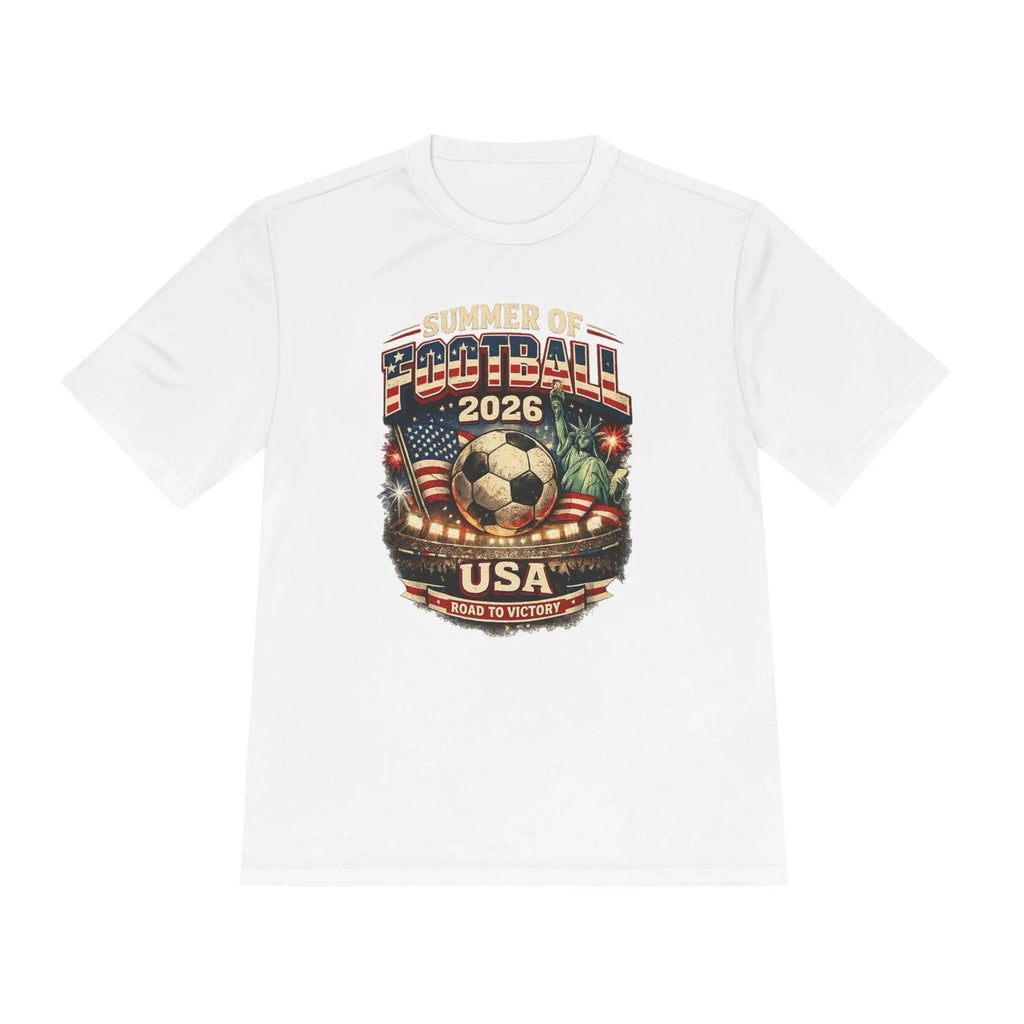 American Soccer 2026 USA Flag Vintage Graphic T Shirt World Cup Fan Tee Unisex