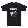 Schrodingers Cat Walks Into A Bar And Doesn't Physics Funny Retro Men's Unisex