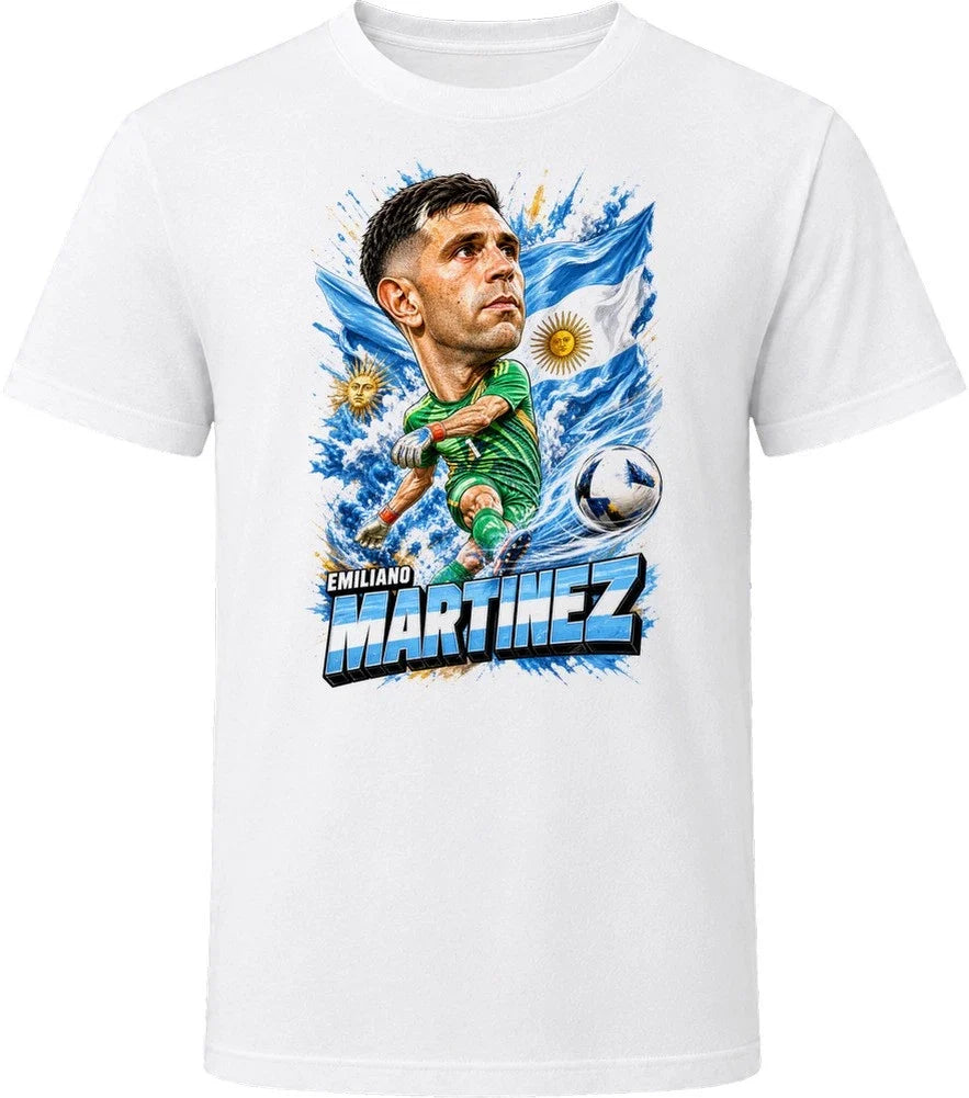 Emiliano Martinez Argentina Soccer Caricature 2026 World Cup T Shirt Unisex