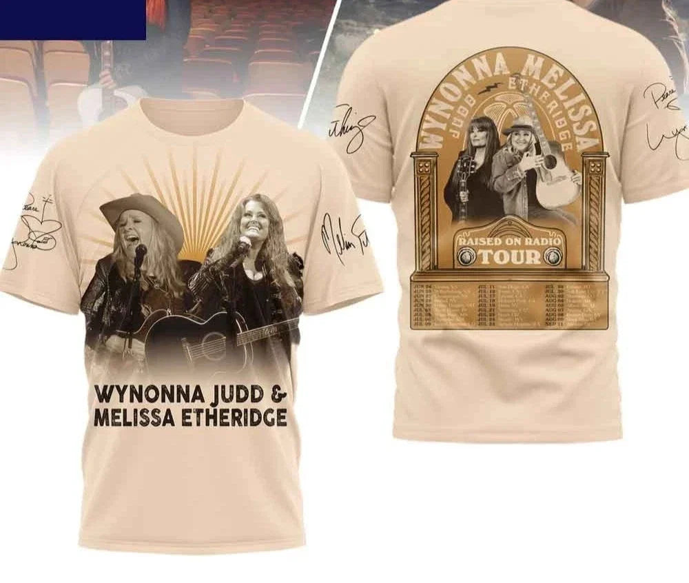 Wynonna Judd Melissa Etheridge Raised On Radio Tour AOP BT2076 Unisex