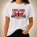 England t shirt football 2026 fan flag English One Heart soccer top tee gift Unisex