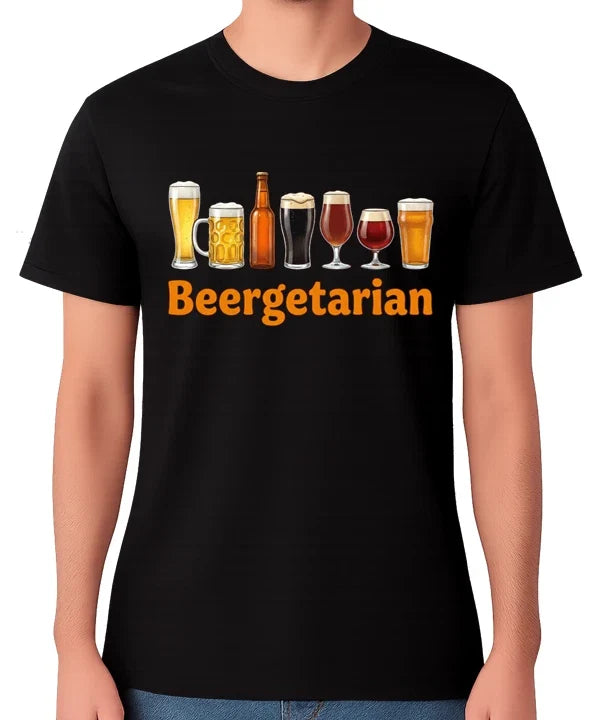 Beergetarian Funny Beer Lover Alcohol Drinking Humour Tee Unisex