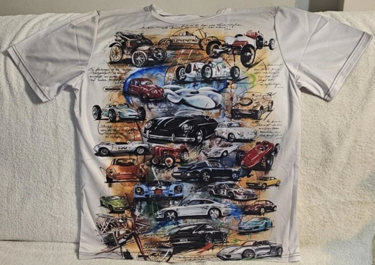 RACING CAR CARS MOTORSPORTS PORSCHE MUSTANG CORVETTE SHIRT Unisex