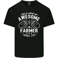 This Is What an Awesome Farmer Looks Like Mens Cotton Tee Top Unisex