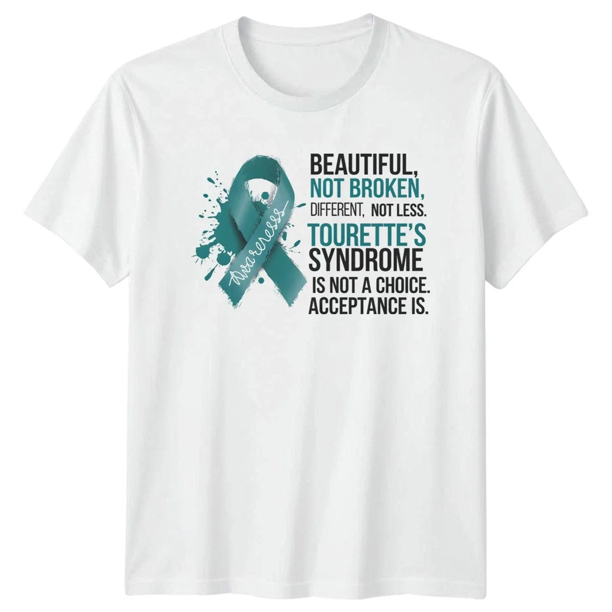 Beautiful Not Broken Different Not Tourettes Awareness Gift For Him And Unisex