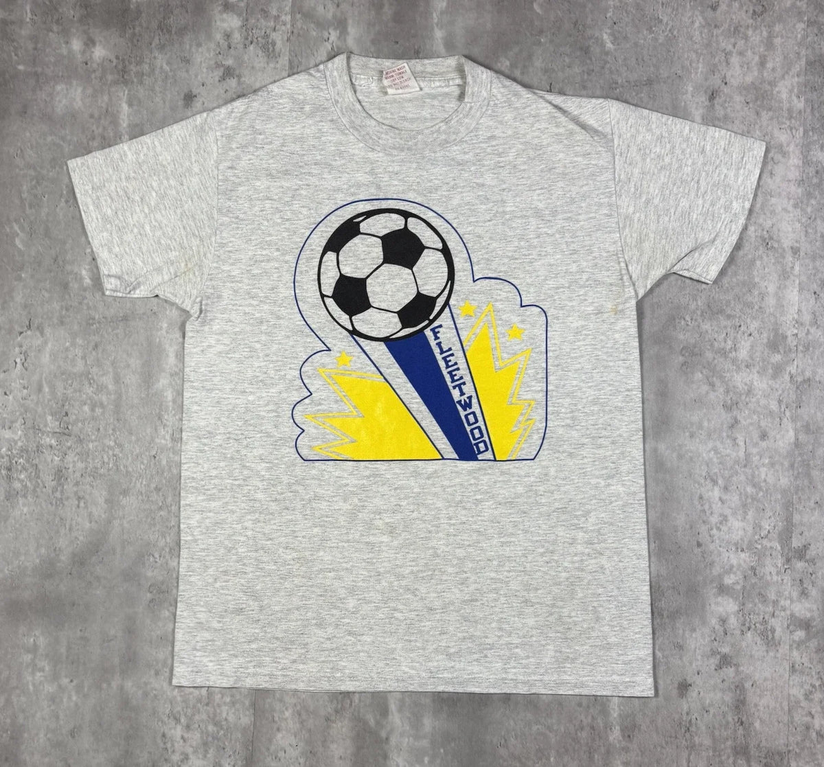 Vintage 90s Soccer Tournament Art Promo T Shirt Mens size M Unisex