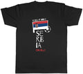 Personalised Serbia Football Mens Bring it Home Soccer Fan Supporter Tee Unisex