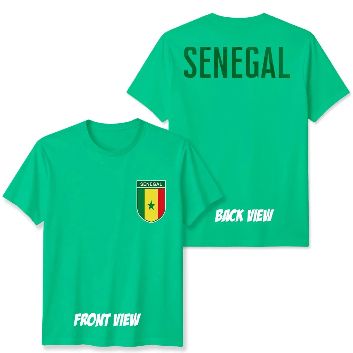 Senegal Football Unisex Kids Country Pride Soccer Tee #WC Unisex